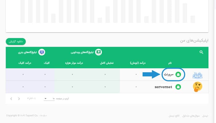 راه‌اندازی تبلیغات درون‌برنامه‌ای